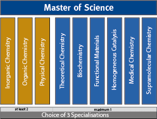 List of possible specialisations