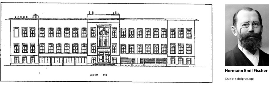 Bauplan des Herman Emil Fischer 