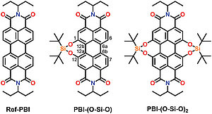 Organic Light-Emitting Diodes Based on Silandiol-Bay-Bridged Perylene Bisimides