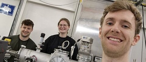 UnterlassLAB in the experimental hut at DESY beamline P65