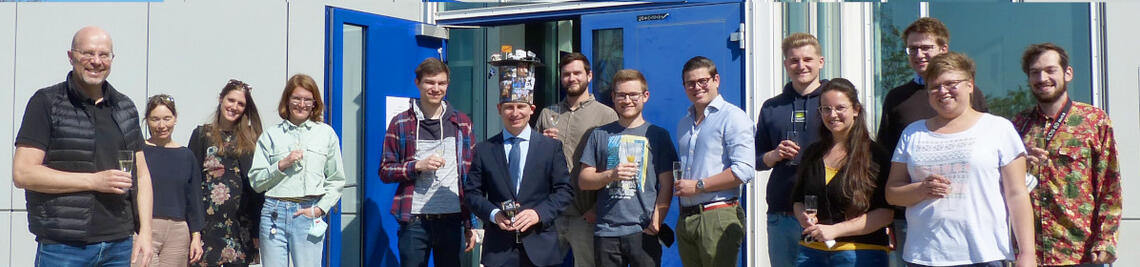 Group picture after the PhD Defense of Pascal Kunkel