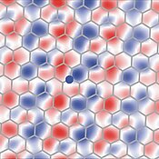 Wavefunction of the lowest dipole allowed exciton in a (6,5) nanotube.