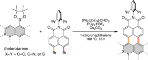 A General Synthetic Route to Polycyclic Aromatic Dicarboximides by Palladium-Catalyzed Annulation Reaction