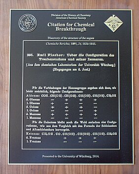 The HIST ACS Award Plaque