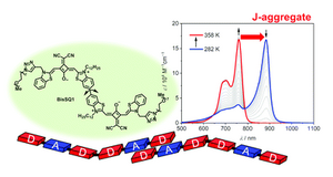 NIR-emitting squaraine J-aggregate nanosheets