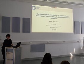 Daniel presents his Bachelor's thesis