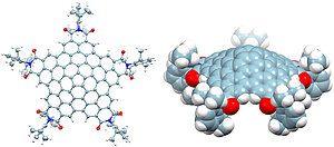 Synthesis of a Carbon Nanocone by Cascade Annulation