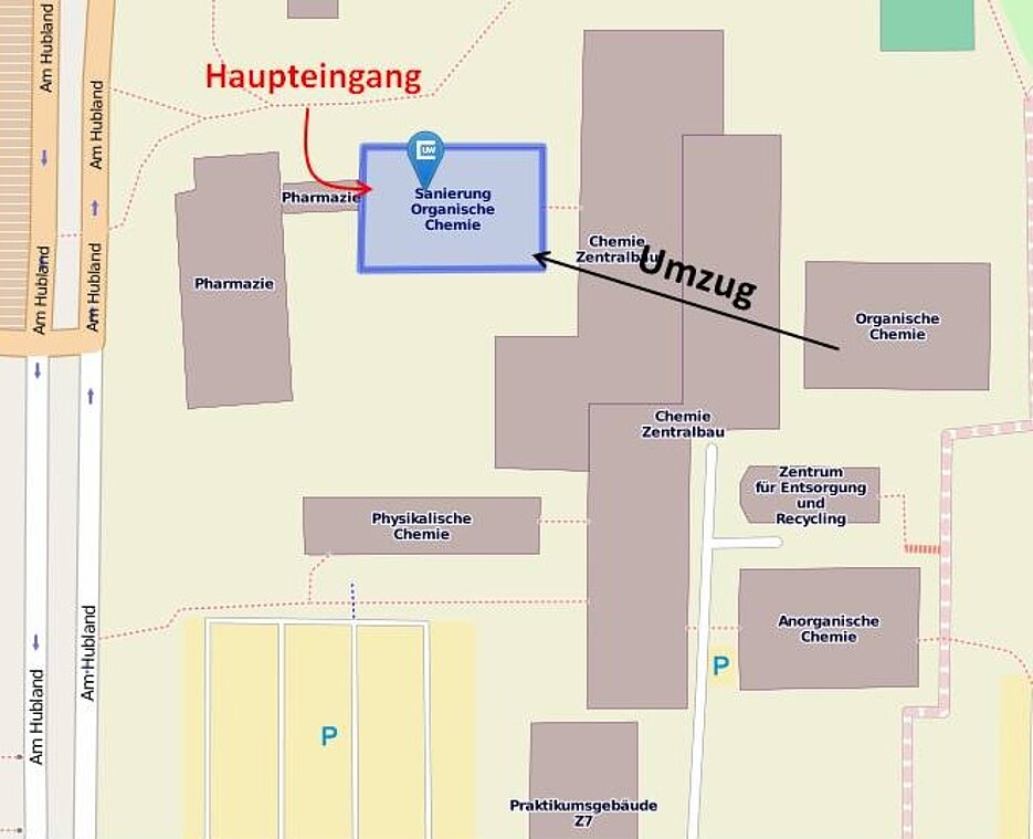 Lageplan Chemie